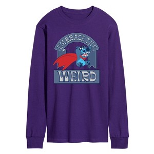 Men's - Disney - Weird Stitch Long Sleeve Graphic T-Shirt - 1 of 2