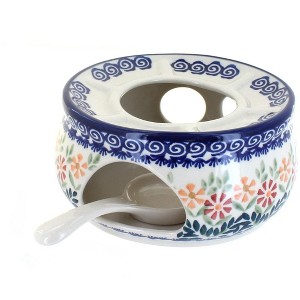 Blue Rose Polish Pottery P089 Manufaktura Teapot Warmer - 1 of 2