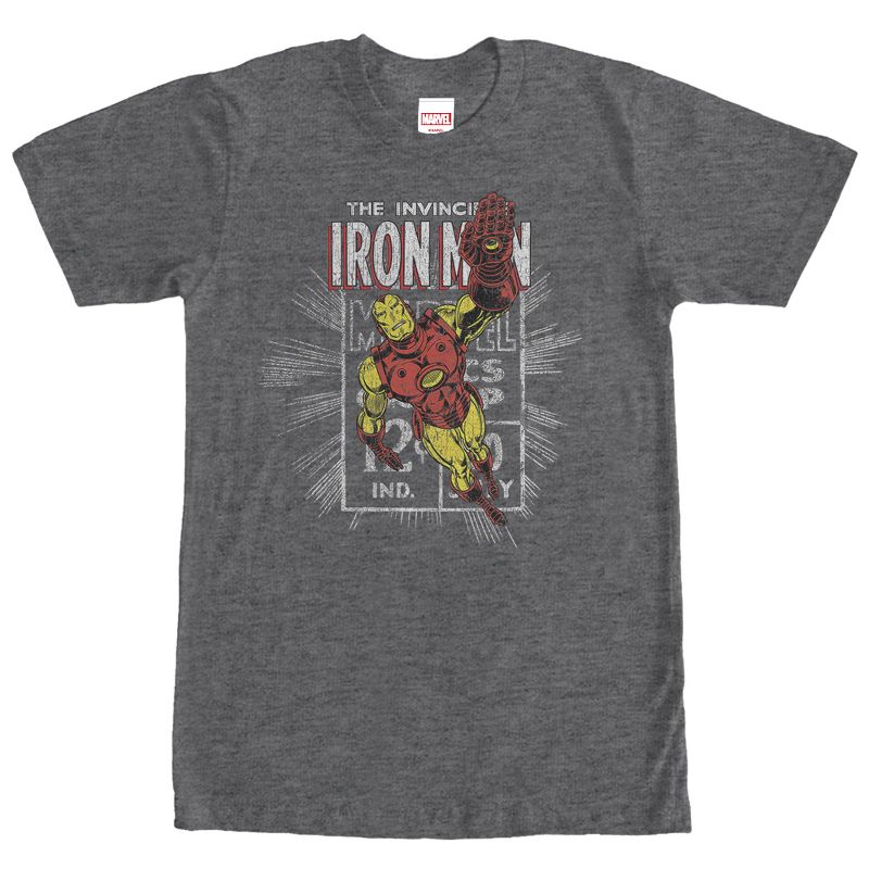 Men's Marvel Iron Man Comic Book Cent T-Shirt, 1 of 5
