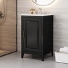 KWPZQEB 20.3" Bathroom Vanity with Sink, Freestanding Storage Bathroom Vanity with 1 Soft Closing Cabinet, Bathroom Cabinet for Small Space - 2 of 4