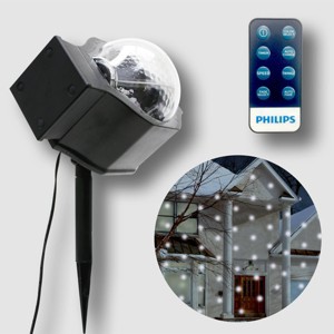 Philips Christmas LED Motion Projector: Weather Resistant, Timer, 156 Effects, Indoor/Outdoor Use - 1 of 4