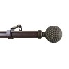 Urbanest 1-inch Diameter Giato Adjustable Single Drapery Curtain Rod - 4 of 4