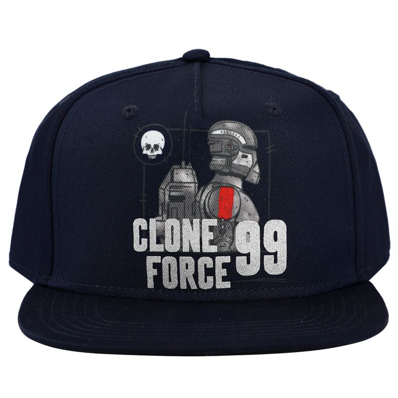 Star wars Clone Force 99 Metallic Sublimated Twill Snapback Hat for boys, 1 of 5