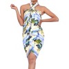 HAPPY BAY Women's Summer Beach Bikini Wraps Sarong Cover up Wrap Bathing suit Swimsuit Cover Ups for Swimwear Women One Size Blue, Tree - 2 of 4