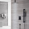 CASAINC 1-Spray Patterns with 10 Inches Ceiling Mount Dual Shower Heads with Sliding Rod in Spot Resist - 3 of 4