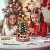 Robotime 3D Puzzles Christmas Melody Tree Music Box Dreamer Wooden DIY Kits Creative Xmas Gift for Kids Adults, Multicolor, 12.44"*9.09"*3.11" - 4 of 4