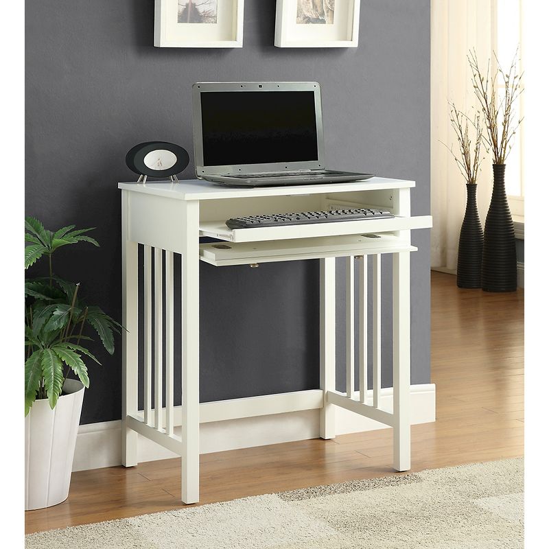 Breighton Home Repose Mission Style Desk with Slide-Out Keyboard Drawer, 4 of 7