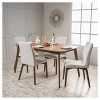 5pc Orrin 60" Dining Set: Mid-Century Style, Upholstered Chairs - Christopher Knight Home - 2 of 4