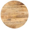 vidaXL Bistro Table Round Ã˜27.6"x29.5" Rough Mango Wood - 3 of 4