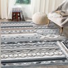 Washable Modern Geometric Patchworked Area Rugs, Soft Non Slip Contemporary Floor Carpet for Home Office - 2 of 4