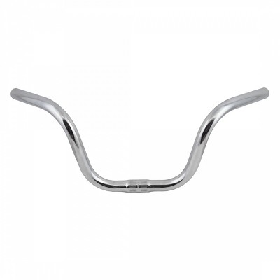 Wald Products Hi Rise #1066 Handlebar 1in Clamp 16in Width 6in Rise Chrome Steel