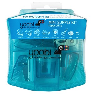 Yoobi Mini Office Supply Kit - Blue