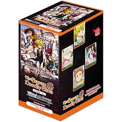 Bushiroad Weiss Schwarz The Seven Deadly Sins Booster Box, English Edition