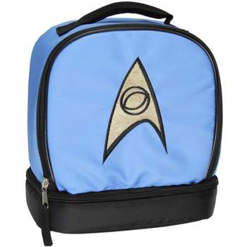 Star Trek The Original Series Spock Dual Compartment Insulated Lunch Box Blue