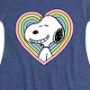 Girls' - Peanuts - Snoopy Heart Fit & Flair Cap Sleeve Dress - 2 of 4