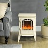 NicBex 22"W Electric Fireplace Freestanding Stove Heater Fireplace with 3D Realistic Flame & Touch Button,Overheating Protection,750W/1500W - 2 of 4