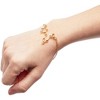 Zodaca 2 Piece Pisces Zodiac Necklace and Bracelet Jewelry Set for Women, Gold - 3 of 4