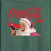 Women's - Coca-Cola - Santa Closeup Coca Cola Logo Lightweight French Terry Slouchy - 2 of 4