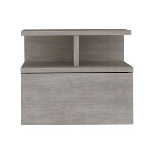 NicBex Floating Nightstand with 1 Drawer,Modern Side Table with Open Top Shelves,Bedside Table for Bedroom,Living Room - 1 of 4