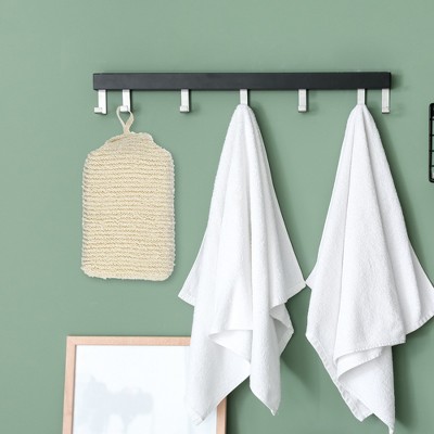 Beige Linen Fabric Sponge Brush for Bathroom 6.69"x3.74"x1.73"