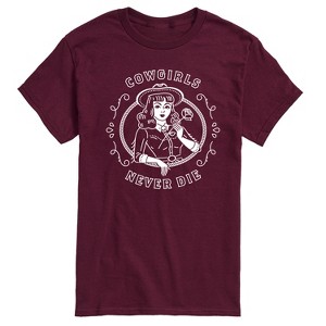 Men's - Country Casuals - Cowgirls Never Die Short Sleeve Graphic T-Shirt - 1 of 4