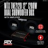 Crunch 2 Channel Car Audio Amplifier & MTX 12 In Dual Loaded Subwoofer Enclosure - 4 of 4