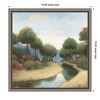 Amanti Art By the Waterways I (River) by James Wiens Canvas Wall Art Print Framed 16 x 16-in. - 4 of 4