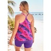 Swim 365 Longer-Length Mesh Tankini Top - 3 of 4