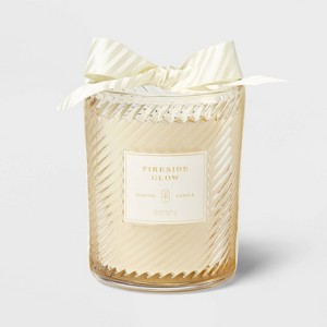 Swirled Glass Jar Candle - Threshold™ - 1 of 4