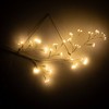 50"L Sullivans Christmas Lighted Cluster Garland White Indoor Christmas Decor - 4 of 4