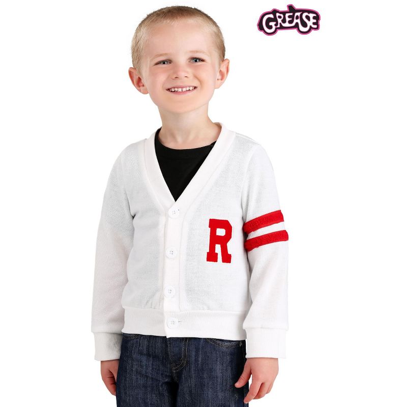 HalloweenCostumes.com Grease Deluxe Rydell High Letterman Sweater for Toddlers., 3 of 4