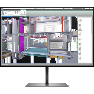HP Z24u G3 24" 1920 x 1200 16:10 IPS Monitor, Black
