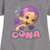 - Bubble Guppies - Oona Graphic Short Sleeve Fleece Dress - 2 of 4