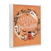 Stupell Industries Happy Haunts Halloween Wreath Framed Giclee Art - 2 of 4