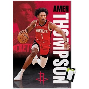 Trends International NBA Houston Rockets - Amen Thompson 25 Unframed Wall Poster Prints - 1 of 4