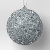 9pc Tinsel Ball Christmas Tree Ornament Set - Wondershop™ - 4 of 4