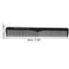 Unique Bargains Hair Comb Classic Styling Compact Comb Detangling Comb for Hair Styling 18cm Plastic Black - 3 of 4