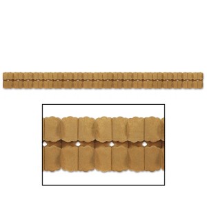 Beistle Kraft Paper Leaf Garland, 4.5" x 12', (4/Pkg) Multicolored - 1 of 1