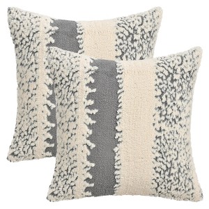 REGALWOVEN Plush Boho Decorative Soft Cozy Pillow Covers 2 Pcs - 1 of 4