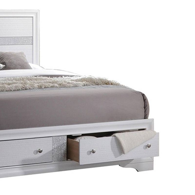 84&#34; Queen Bed Naima Bed White - Acme Furniture, 4 of 7
