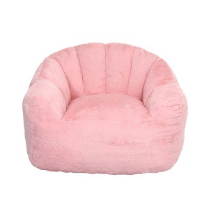 COWLOWN Large Bean Bag Chair with Armrests, High-Density Foam Filled for Adults & Kids - 1 of 4