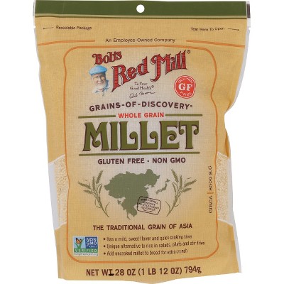 Bob's Red Mill Whole Grain Millet.
