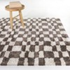 Balta Rugs Checkered Plush Area Rug Brown - 2 of 4