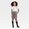 Girls' Astrid Skater Dress - White - 4 of 4