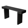 Kumasinova 60" Narrow Console Table,Farmhouse Entryway Table with Weathered Texture,Sofa Tables Narrow Long for Living Room&Hallway - 2 of 4