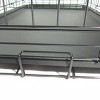 Munora 42" Folding Steel Pet Kennel, Black Metal Dog Crate with ABS Plastic Pan, Dual-Door Design for Cats & Dogs up to 90lbs - 3 of 4