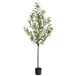 Nearly Natural 6’ Olive Artificial Tree