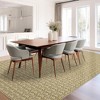 TROPOW Area Rug for Dining Machine Washable Non-Slip Low Pile Carpet Modern Boho Ultra Soft Large Rugs No-Shedding Easy-Clean Contemporary Area Rug - 2 of 4