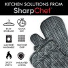 SharpChef Heat and Slip Resistant Neoprene Oven Mitt and Pot Holder Set, Soft Cotton Lining, Waterproof, BPA-Free - 2 of 4