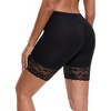 INSPIRE CHIC Women's Tummy Control Wide Lace Trim Panties High Waist Slim Fit Elastic Under Dress - 2 of 4